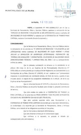 Decreto nº 407 de 2025, ALAK, Julio Cesar