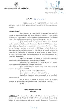 Decreto nº 2882 de 2024, ALAK, Julio Cesar