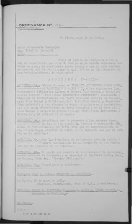 Ordenanza n° 1373 de 1949