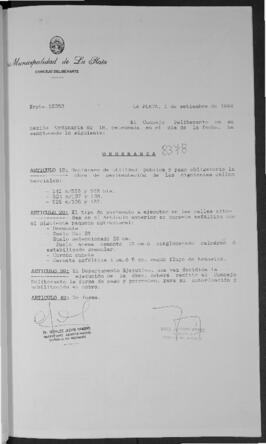 Ordenanza n° 8378 de 1994