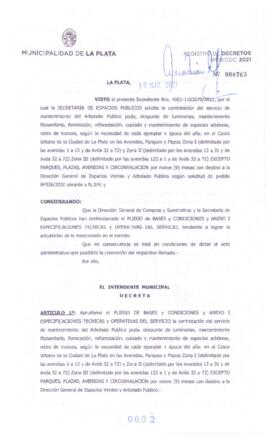 Decreto nº 602 de 2021, GARRO, Julio cesar