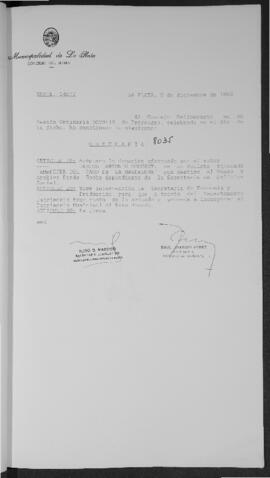 Ordenanza n° 8035 de 1992