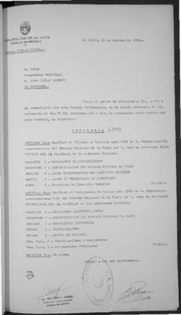 Ordenanza n° 6394 de 1986