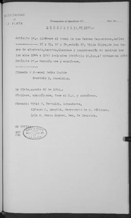 Ordenanza n° 1677 de 1949