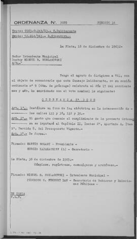 Ordenanza n° 3029 de 1963