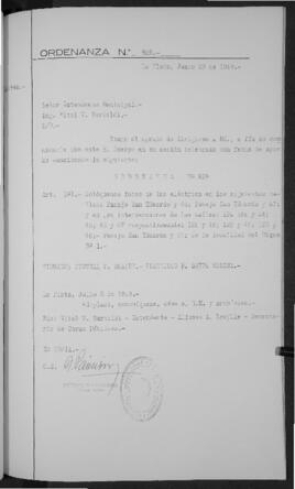 Ordenanza n° 929 de 1948