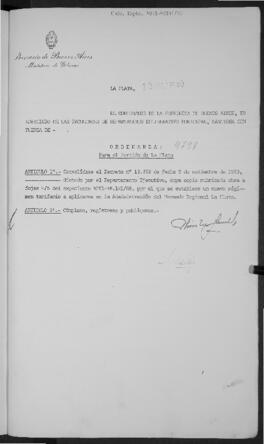 Ordenanza n° 4798 de 1980