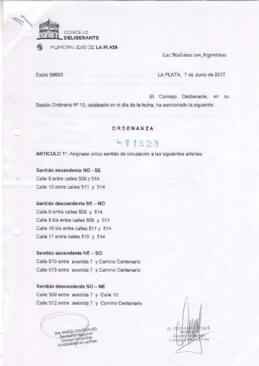 Ordenanza nº 11523 de 2017