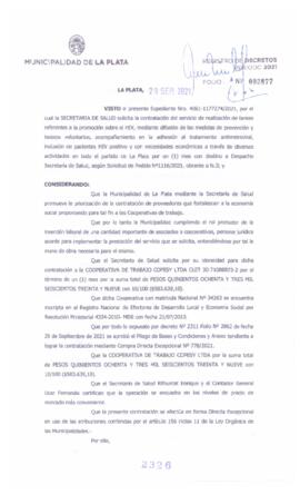 Decreto nº 2326 de 2021, GARRO, Julio cesar