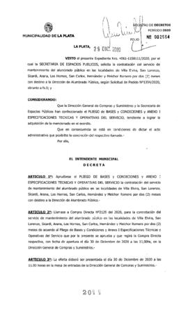 Decreto nº 2011 de 2020, GARRO, Julio cesar