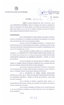 Decreto nº 2594 de 2021, GARRO, Julio cesar