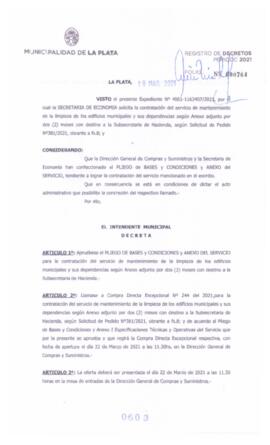 Decreto nº 603 de 2021, GARRO, Julio cesar