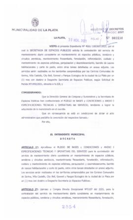 Decreto nº 2854 de 2021, GARRO, Julio cesar