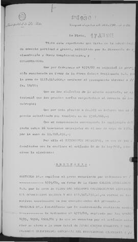 Ordenanza n° 4930 de 1981