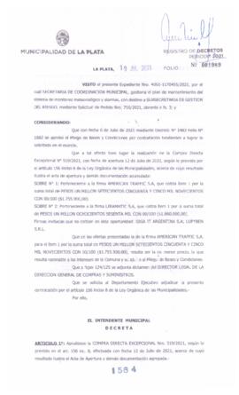 Decreto nº 1584 de 2021, GARRO, Julio cesar