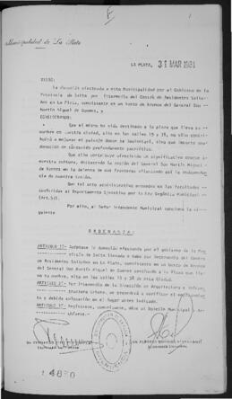 Ordenanza n° 4880 de 1981