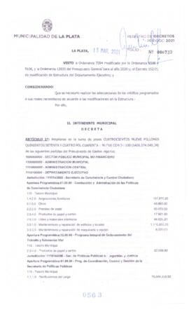Decreto nº 563 de 2021, GARRO, Julio cesar