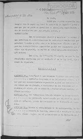 Ordenanza n° 4906 de 1981