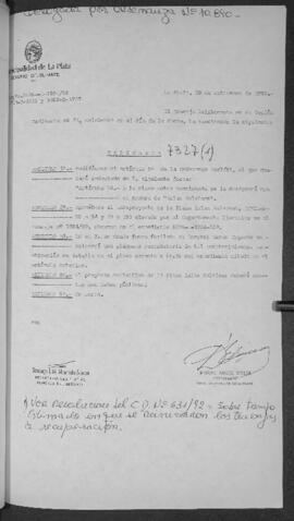 Ordenanza n° 7327 de 1989