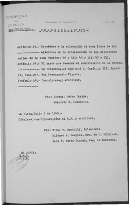 Ordenanza n° 1555 de 1949