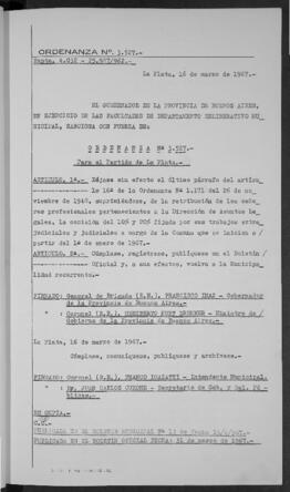 Ordenanza n° 3527 de 1967