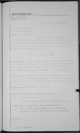 Ordenanza n° 1485 de 1949