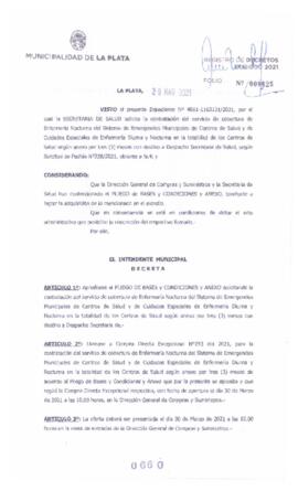 Decreto nº 660 de 2021, GARRO, Julio cesar