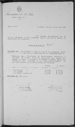 Ordenanza n° 8425 de 1994