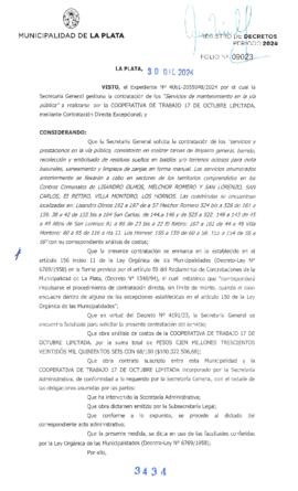 Decreto nº 3434 de 2024, ALAK, Julio Cesar