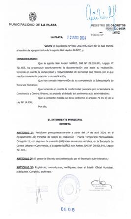 Decreto nº 808 de 2024, ALAK, Julio Cesar