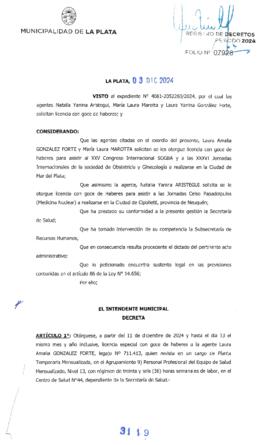 Decreto nº 3119 de 2024, ALAK, Julio Cesar