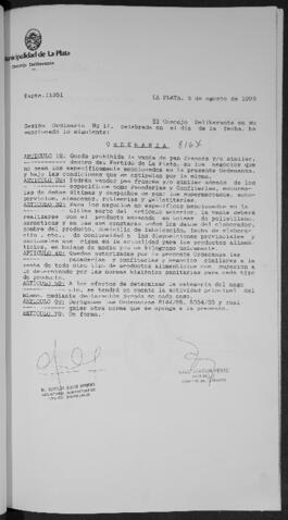 Ordenanza n° 8167 de 1993