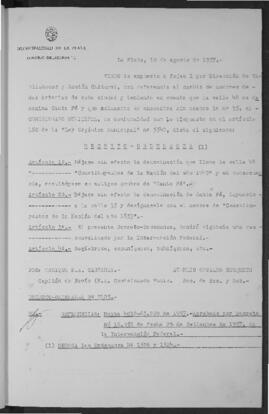 Ordenanza n° 2125 de 1957