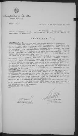 Ordenanza n° 8202 de 1993
