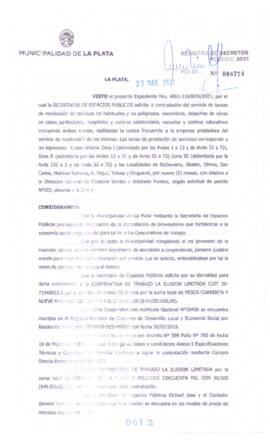 Decreto nº 612 de 2021, GARRO, Julio cesar