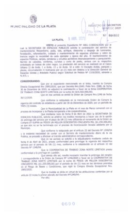 Decreto nº 690 de 2021, GARRO, Julio cesar