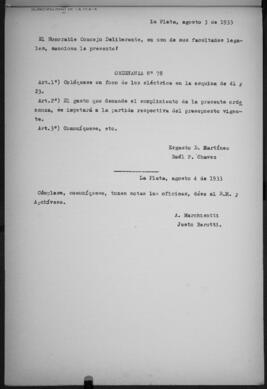 Ordenanza n° 78 de 1933