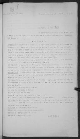 Ordenanza n° 5394 de 1983
