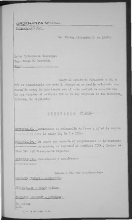 Ordenanza n° 1260 de 1948