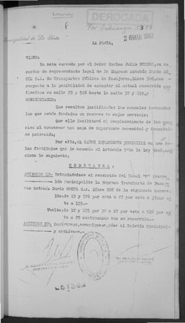 Ordenanza n° 5136 de 1982