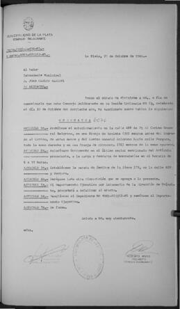 Ordenanza n° 6076 de 1985