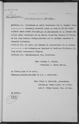 Ordenanza n° 1525 de 1949