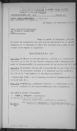 Ordenanza n° 3150 de 1964