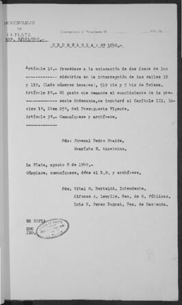Ordenanza n° 1640 de 1949