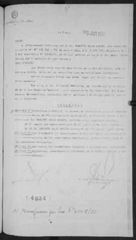 Ordenanza n° 4924 de 1981