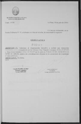 Ordenanza n° 9297 de 2001