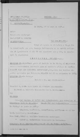 Ordenanza n° 3926 de 1974