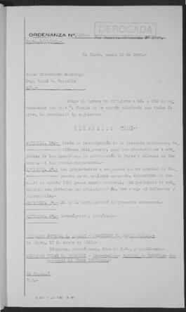 Ordenanza n° 1315 de 1949