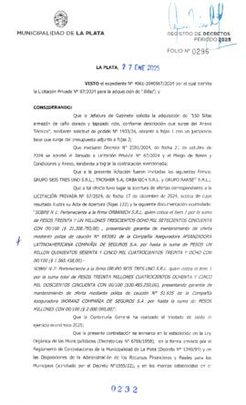 Decreto nº 232 de 2025, ALAK, Julio Cesar