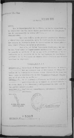 Ordenanza n° 5383 de 1983